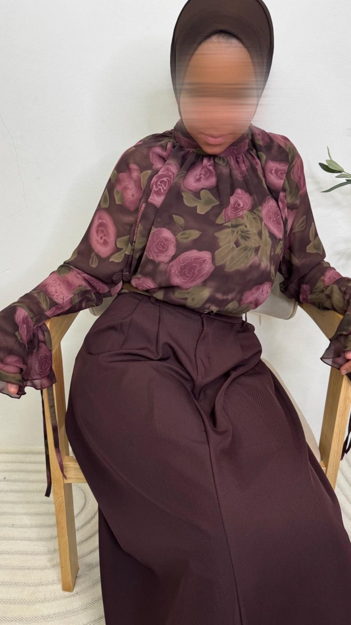 Blouse fleurie fluide