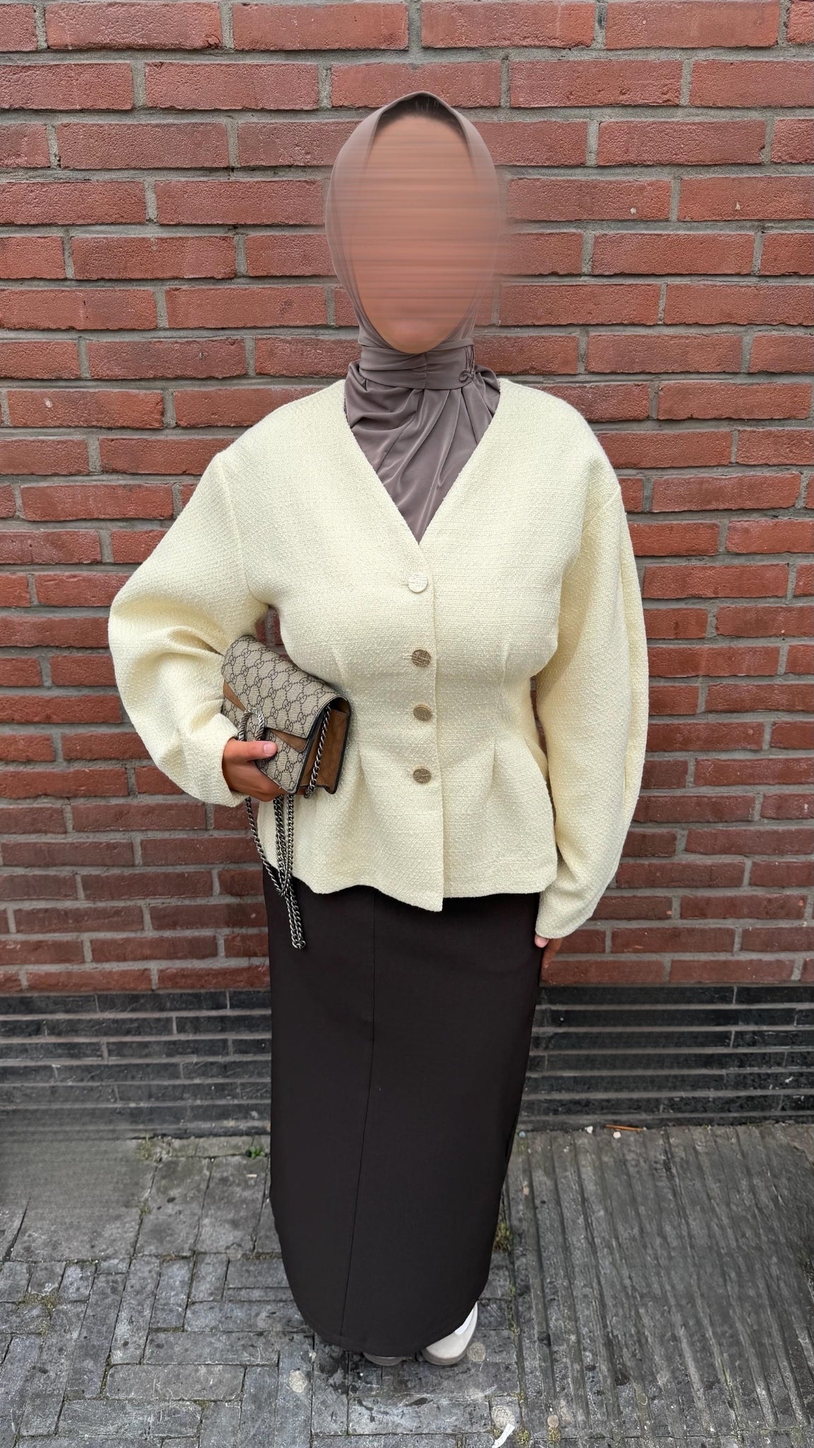 Textured button-down vest