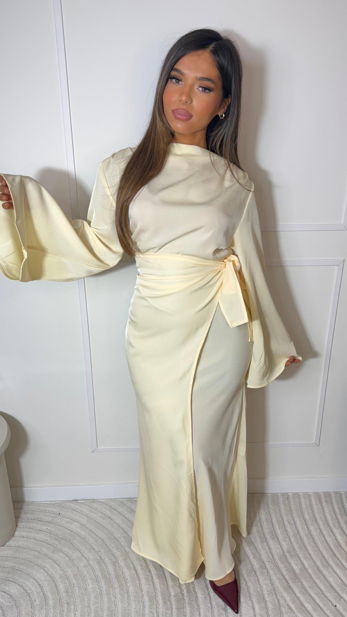 Robe Longue Drapée