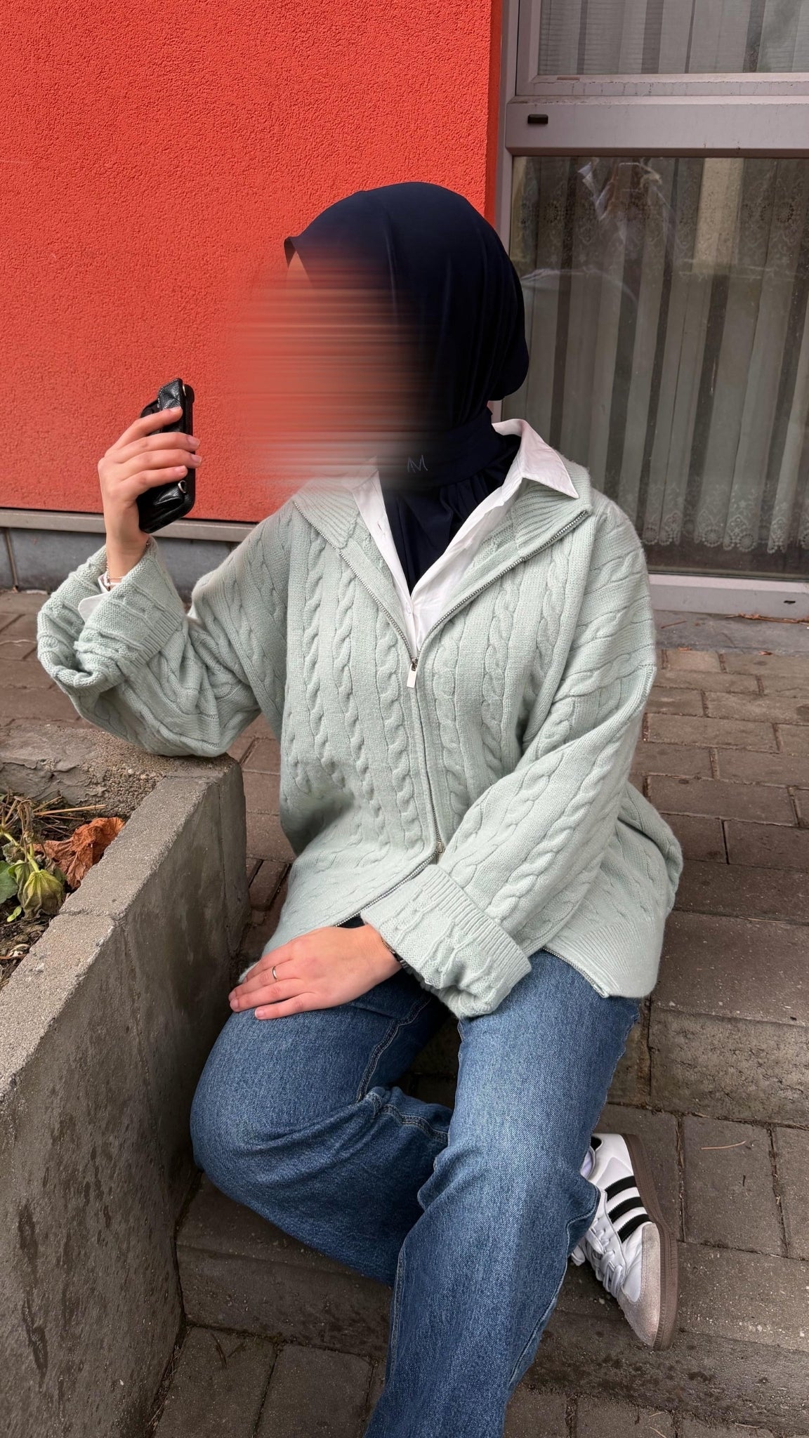 Gilet en Maille Torsadée