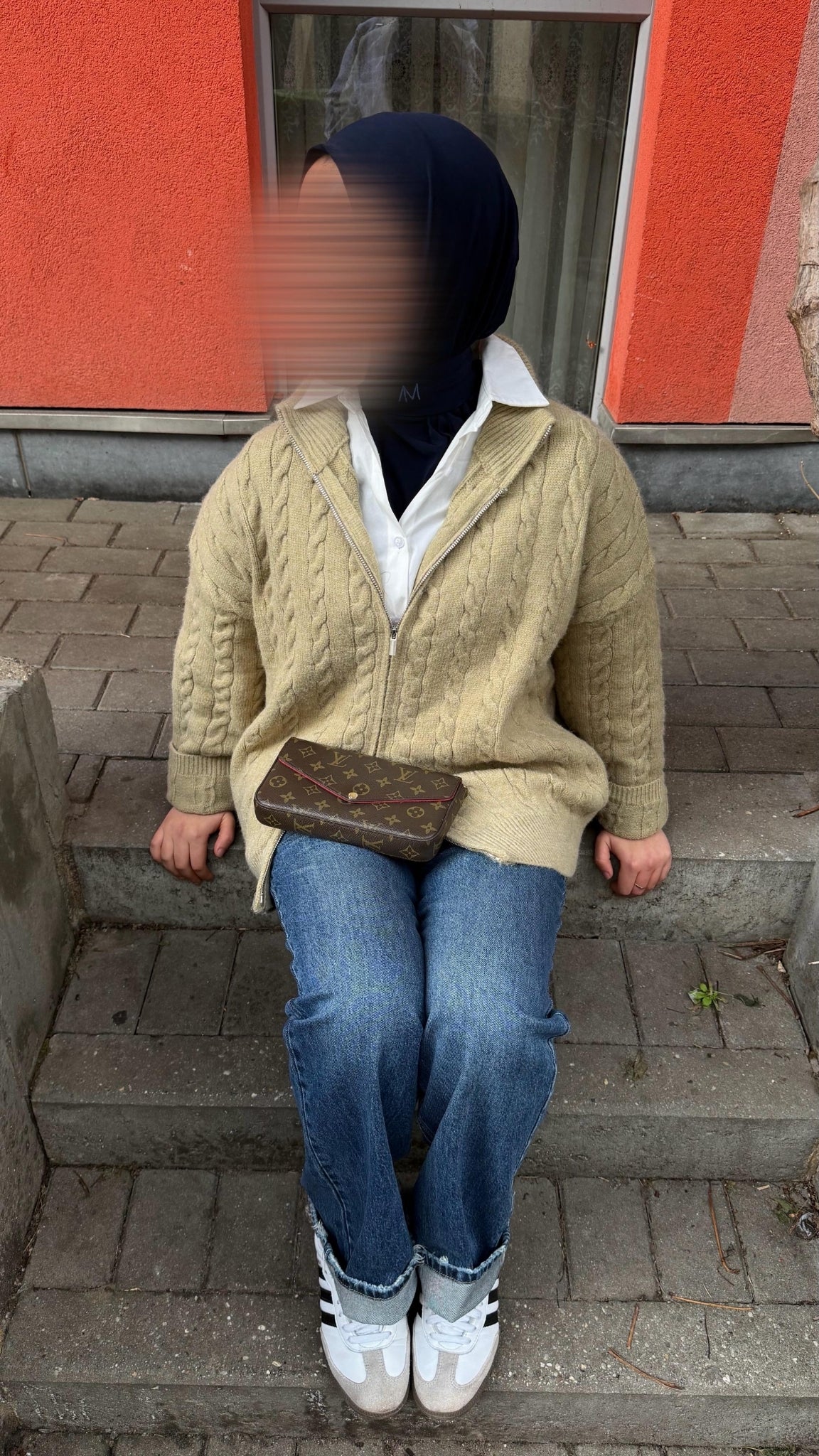 Gilet en Maille Torsadée