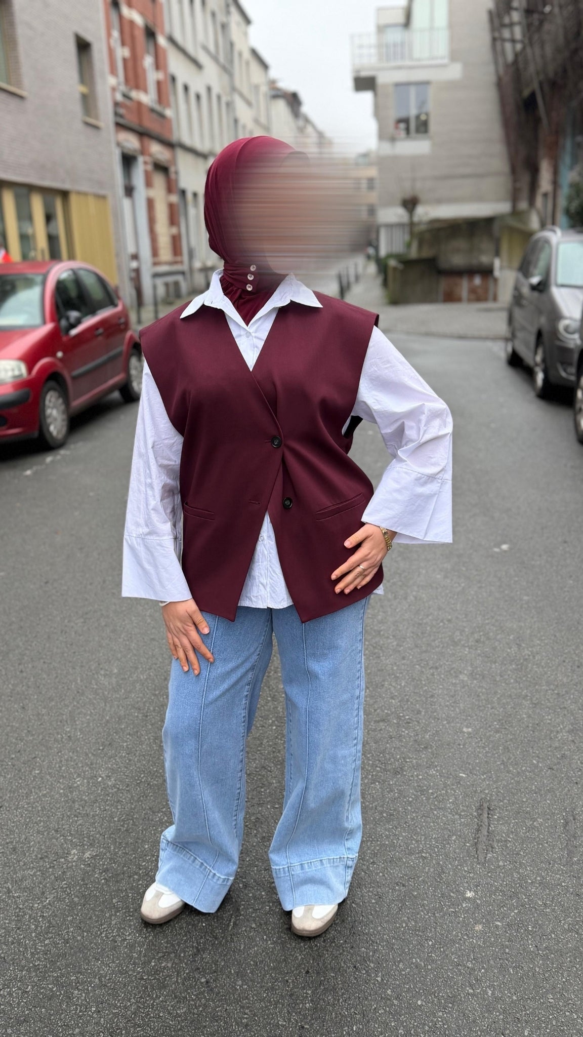 Sleeveless Tailored Blazer