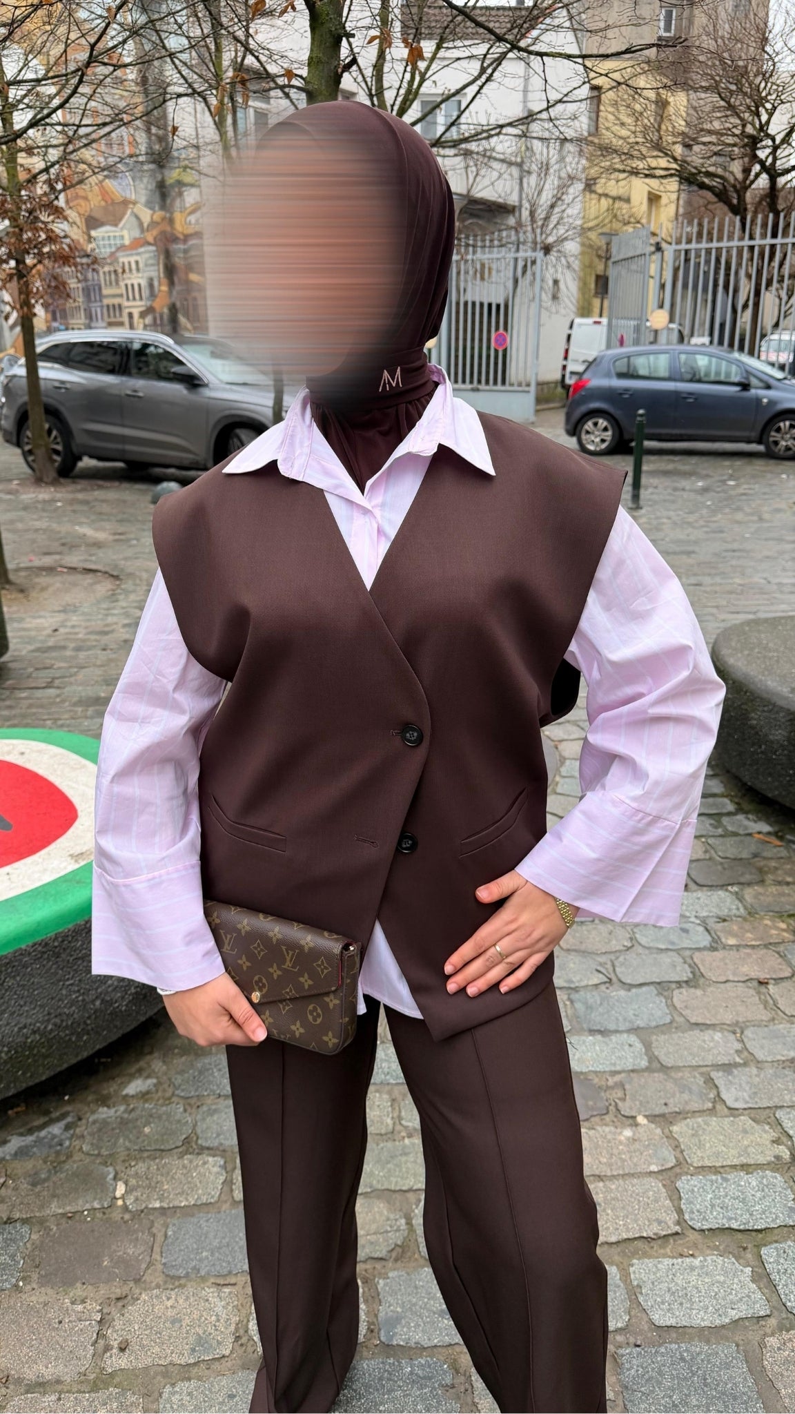 Blazer Tailleur Sans Manches