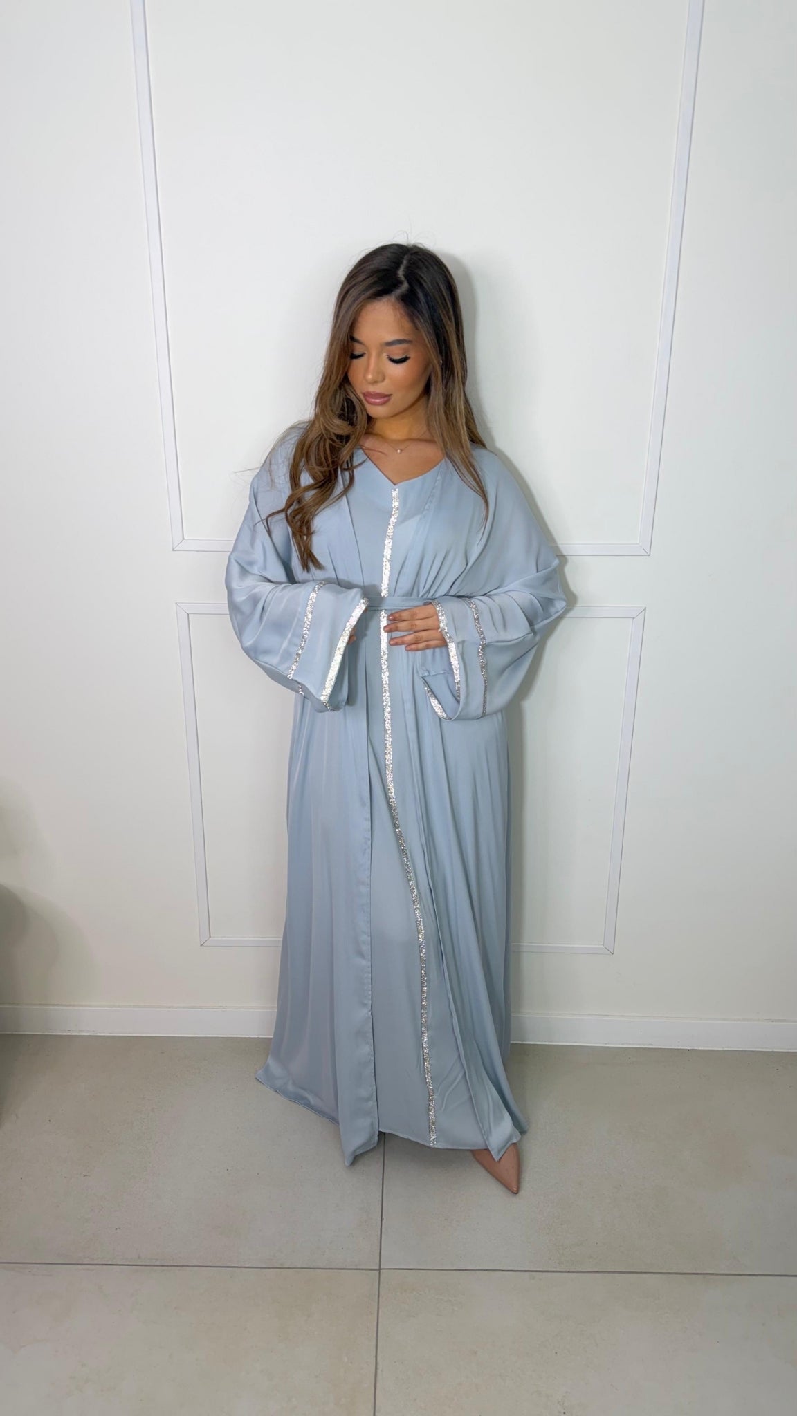 Fluid Set with Satin Trim