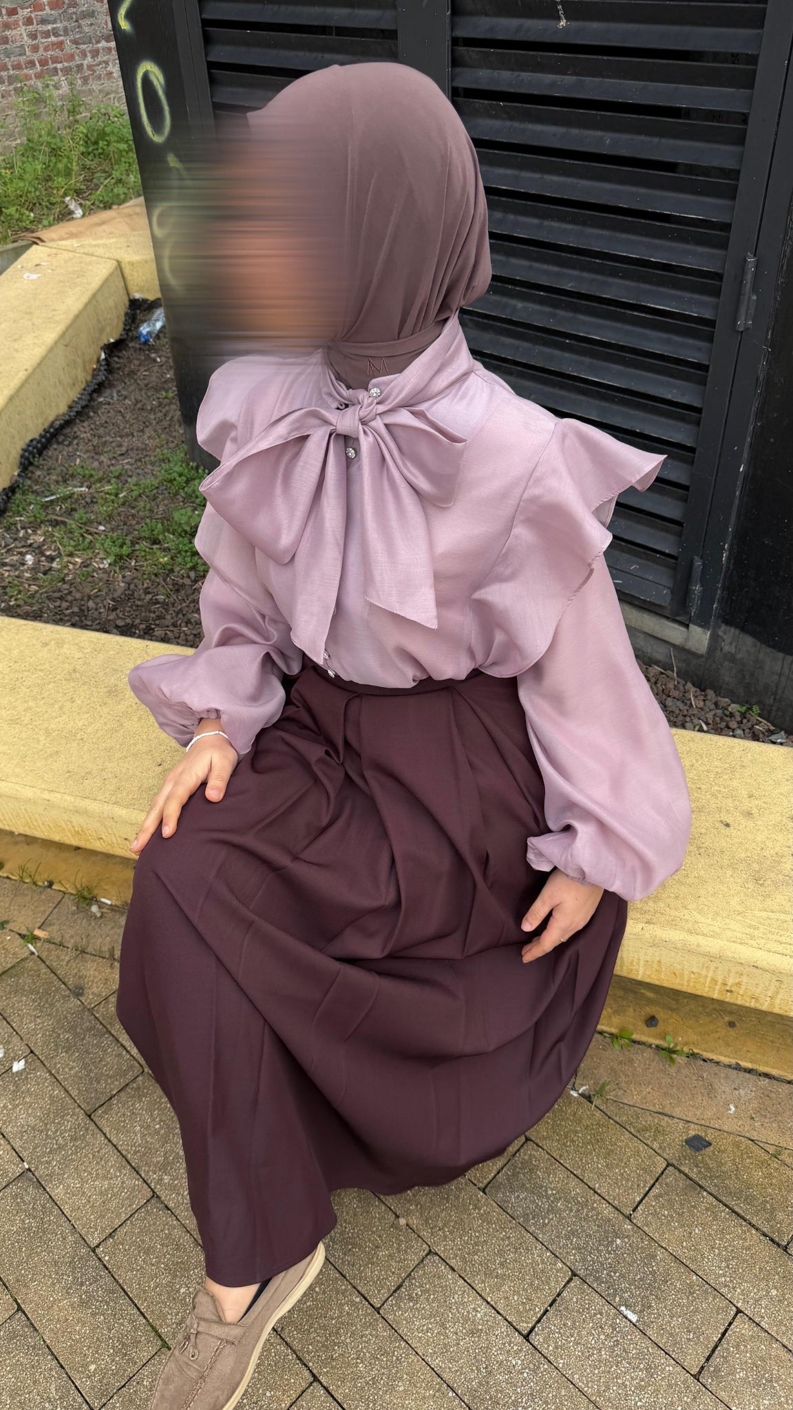 Jupe Plissée Taille Haute