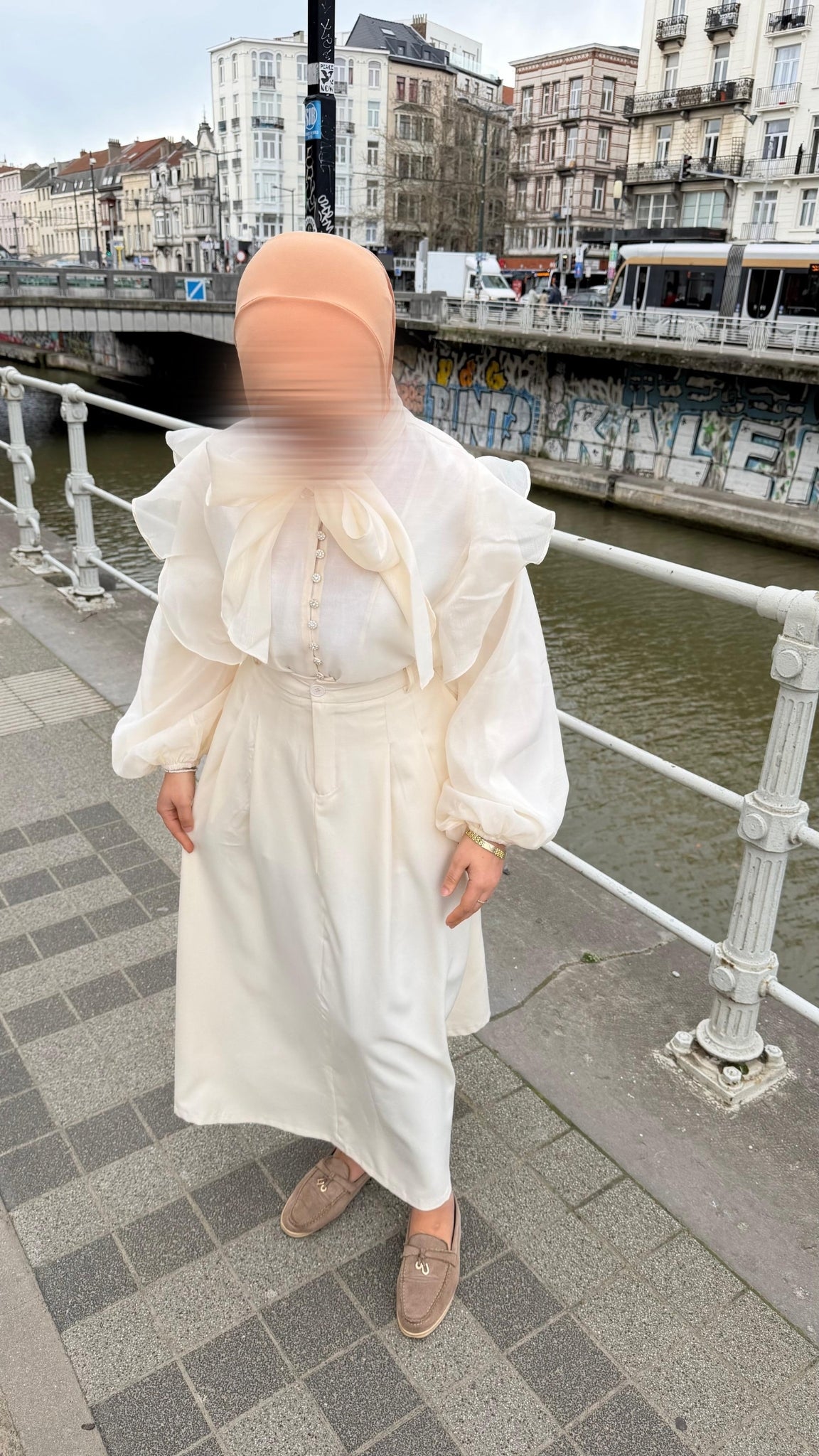 Oversized Knot Blouse