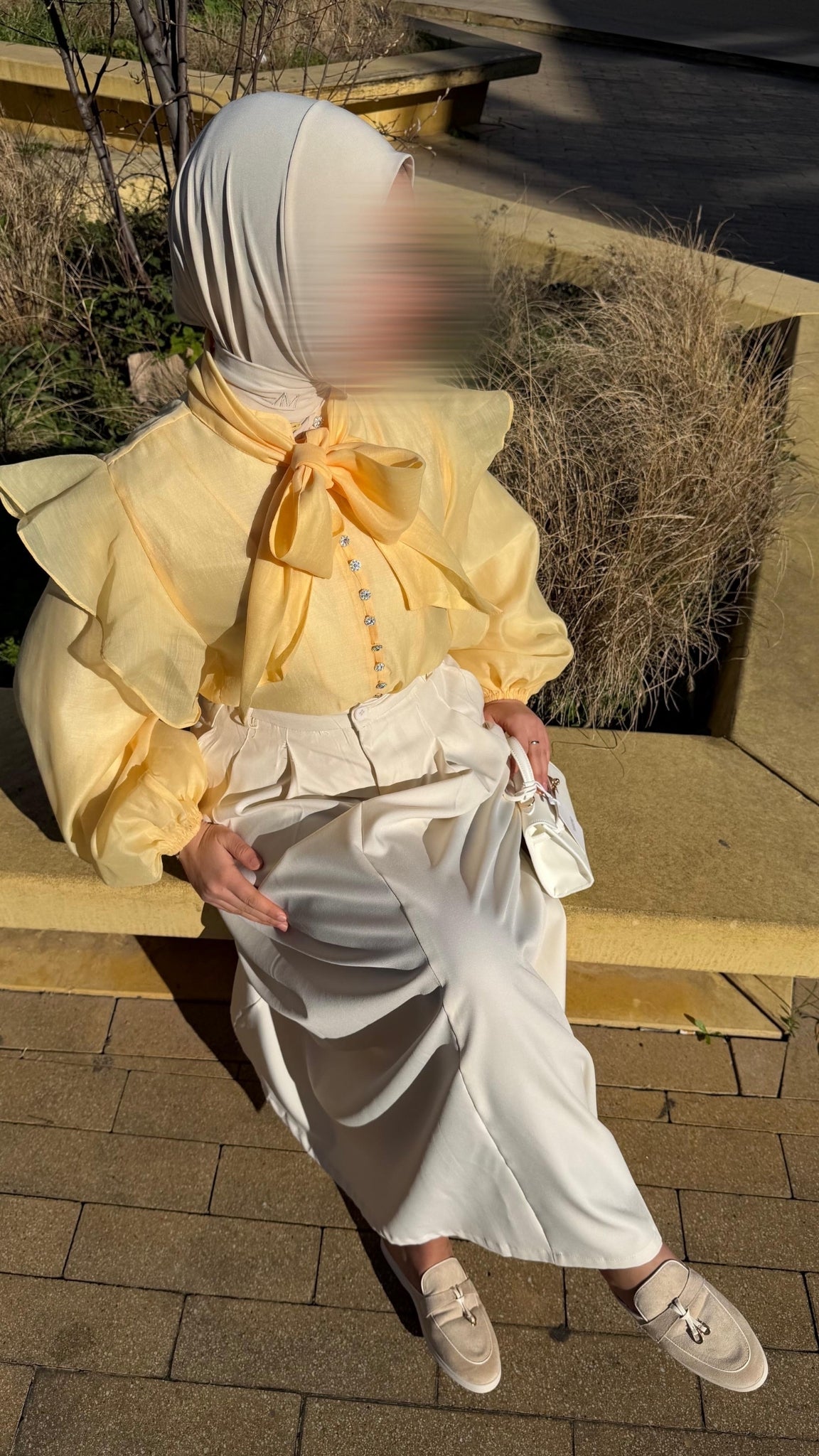 Oversized Knot Blouse