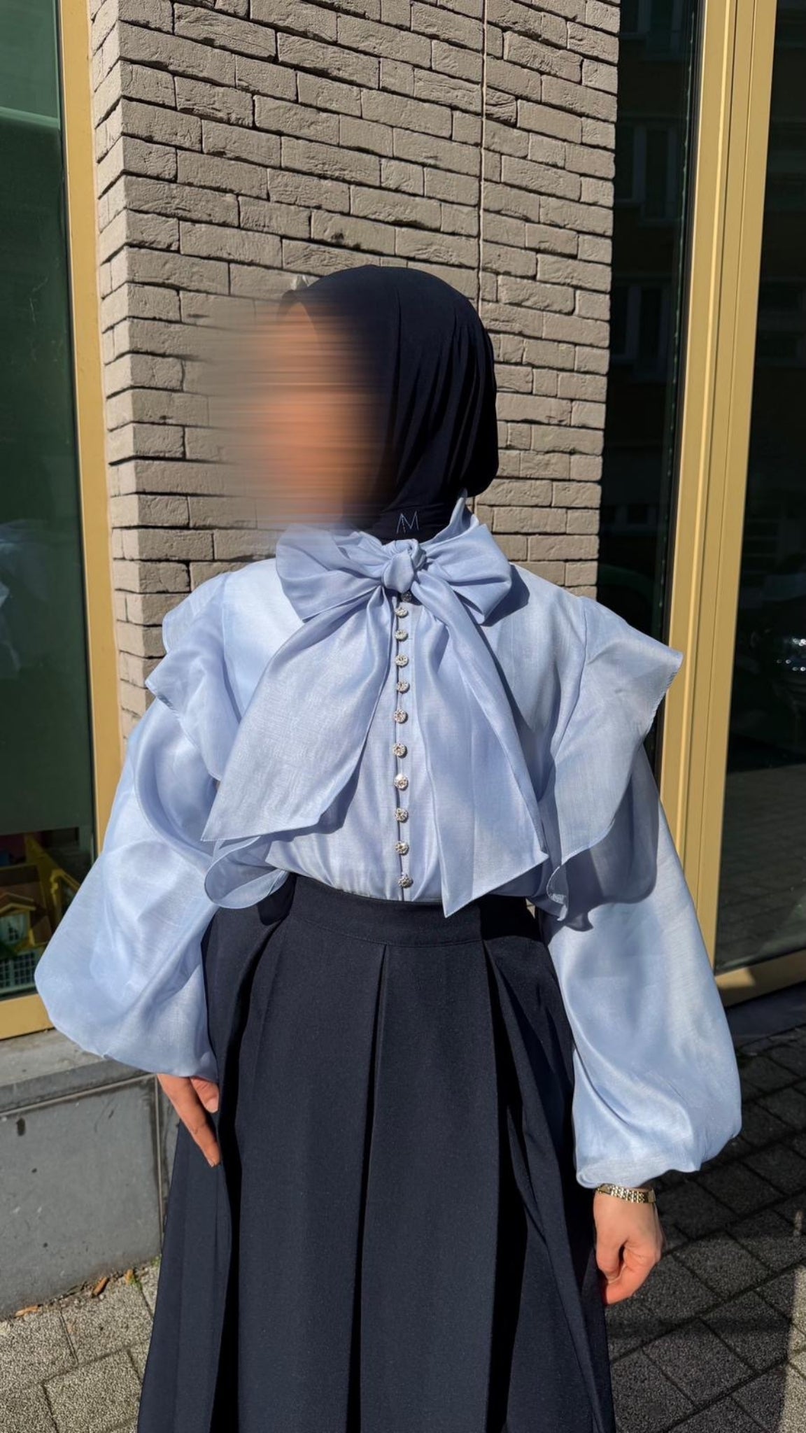 Oversized Knot Blouse