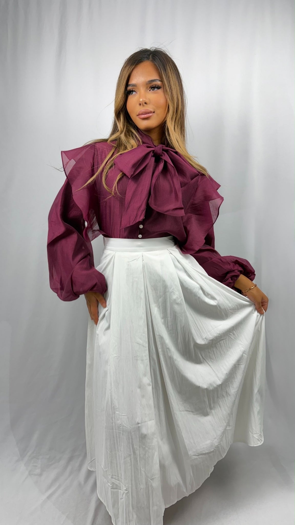 Oversized Knot Blouse