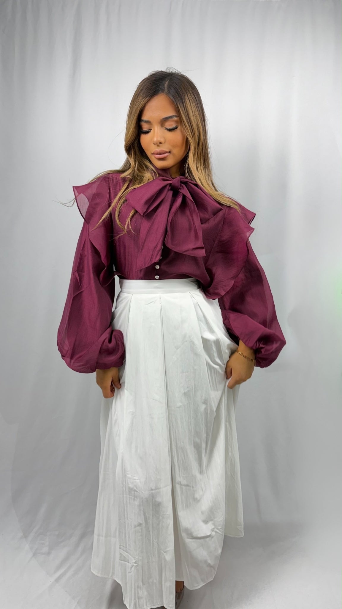 Oversized Knot Blouse