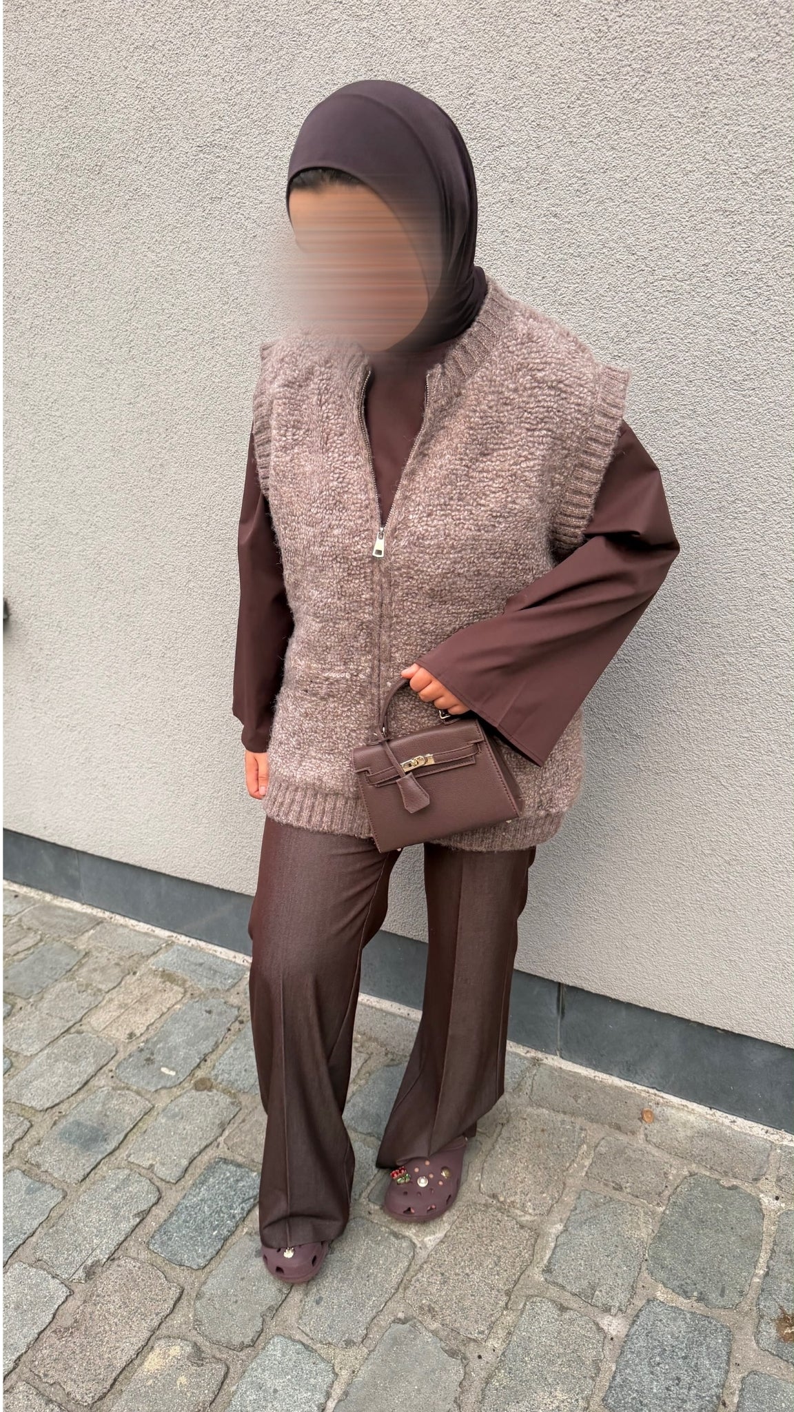Pull gilet maille douce
