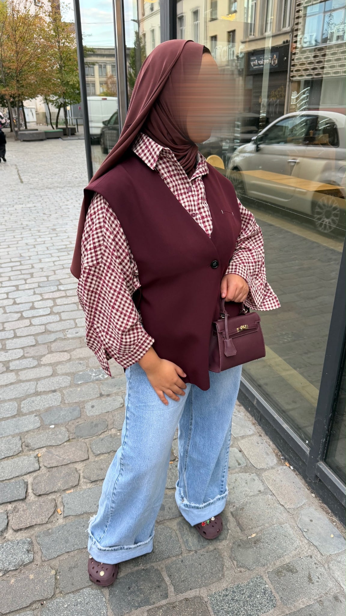 Blazer sans manches structuré