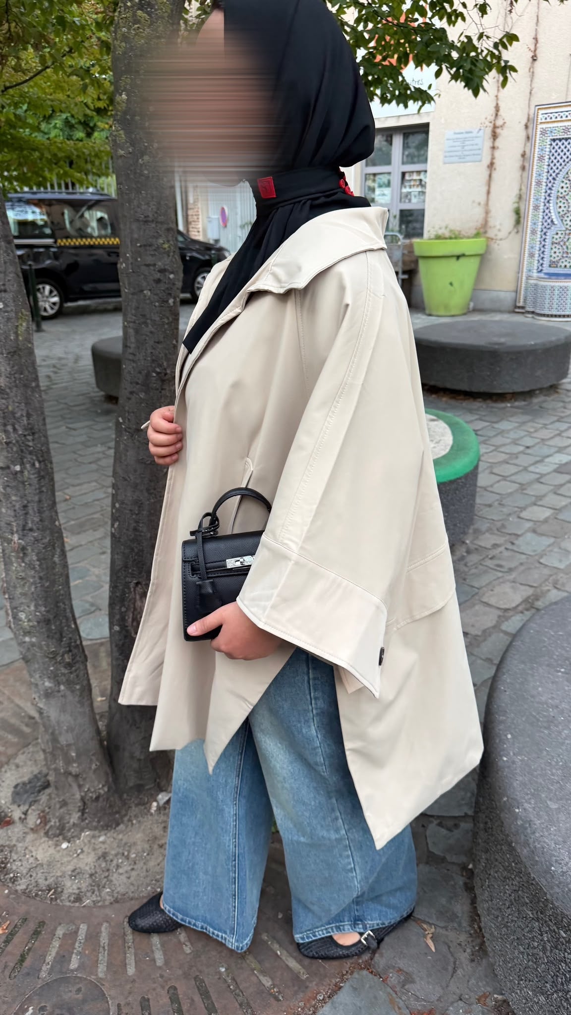 Manteau long fluide