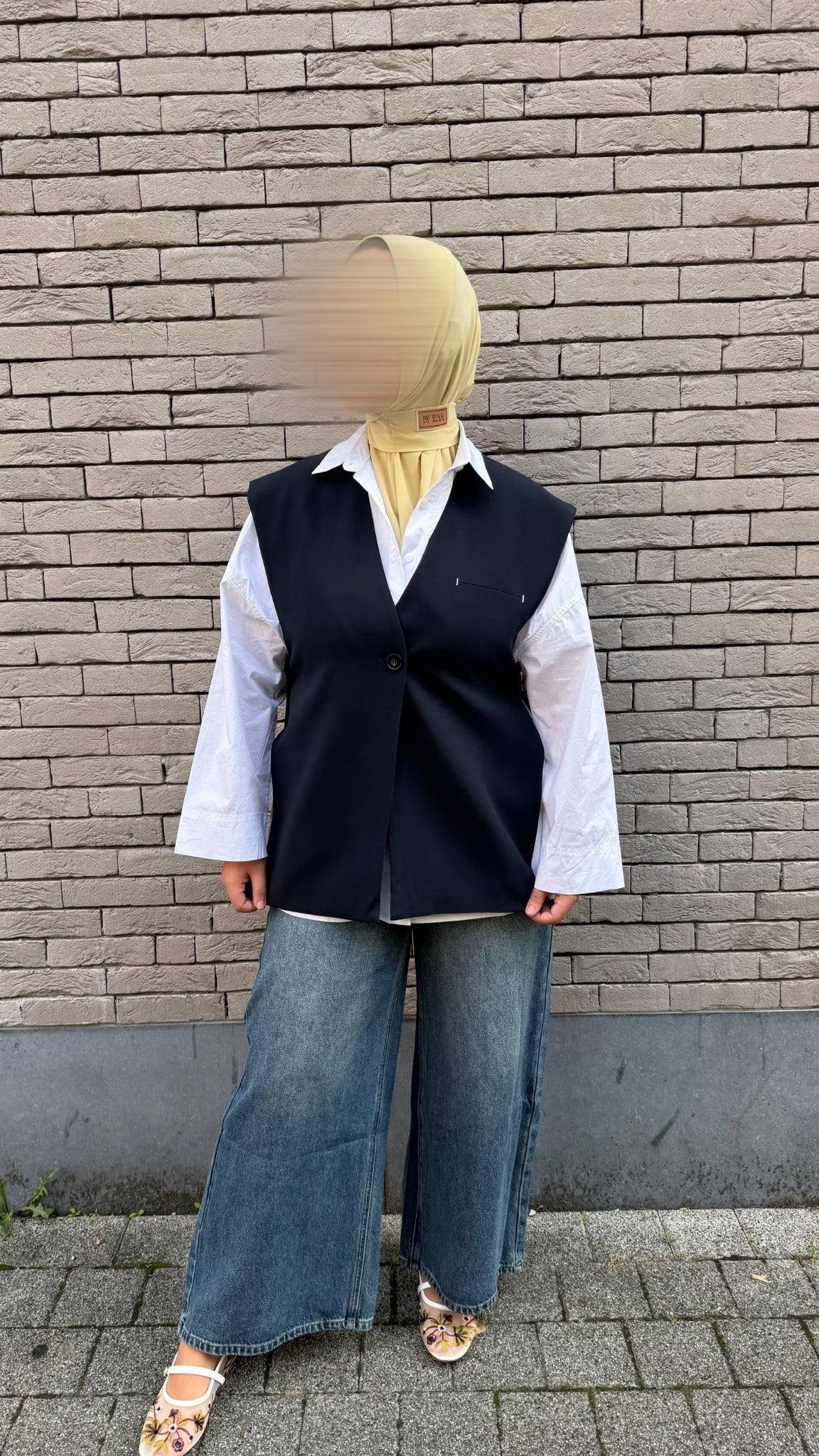 Blazer sans manches structuré