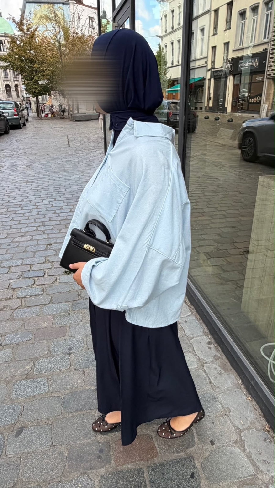 Chemise ample à manches larges
