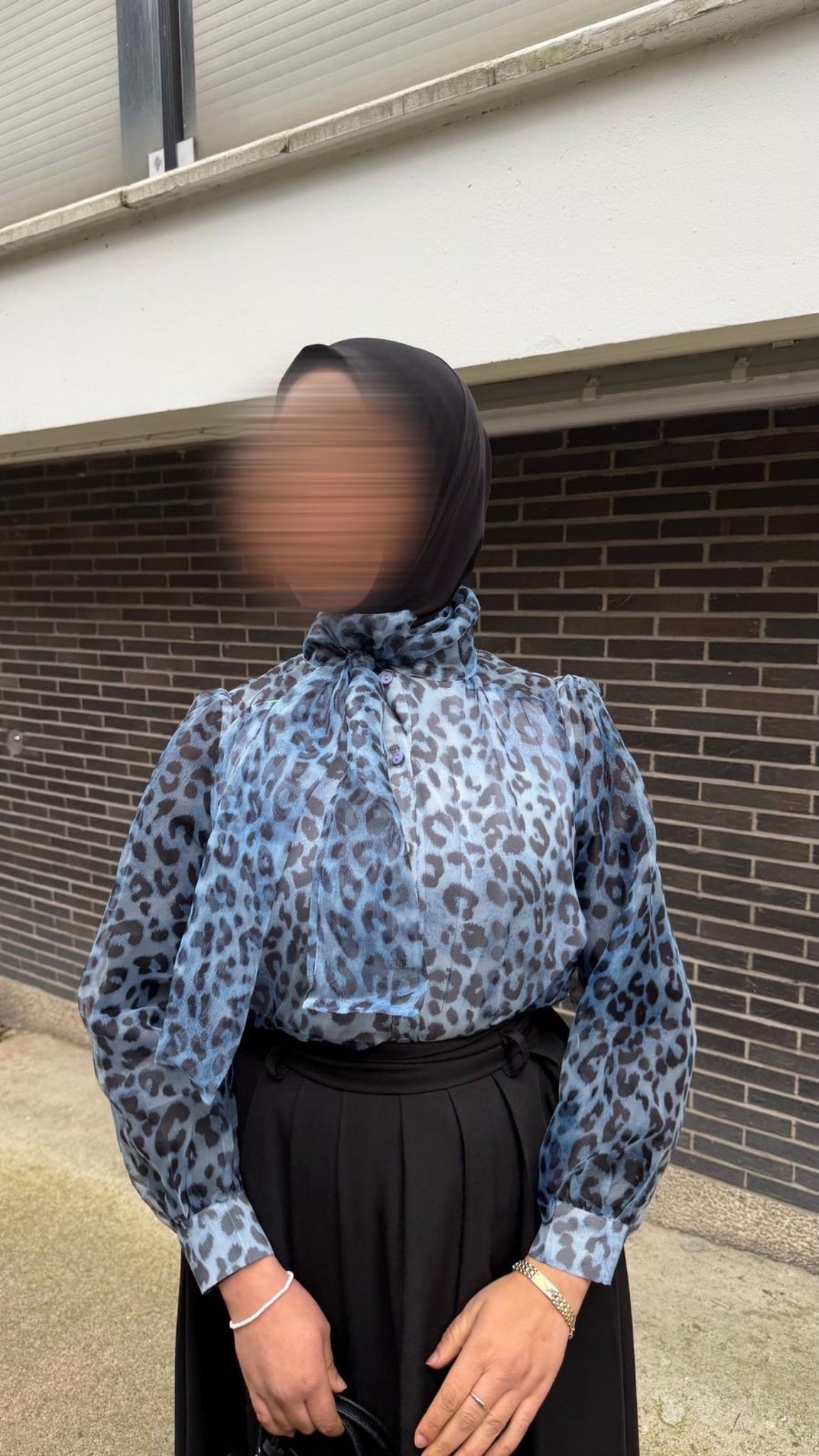 Blouse élégante léopard