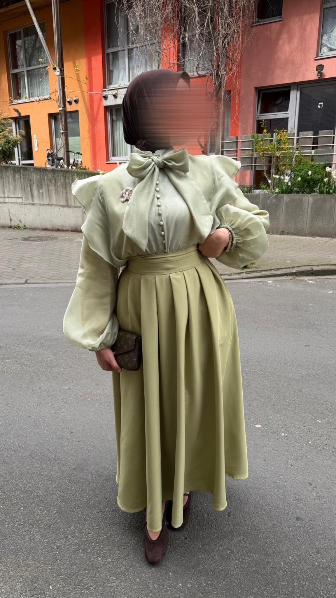 Blouse Coquette Col Noué
