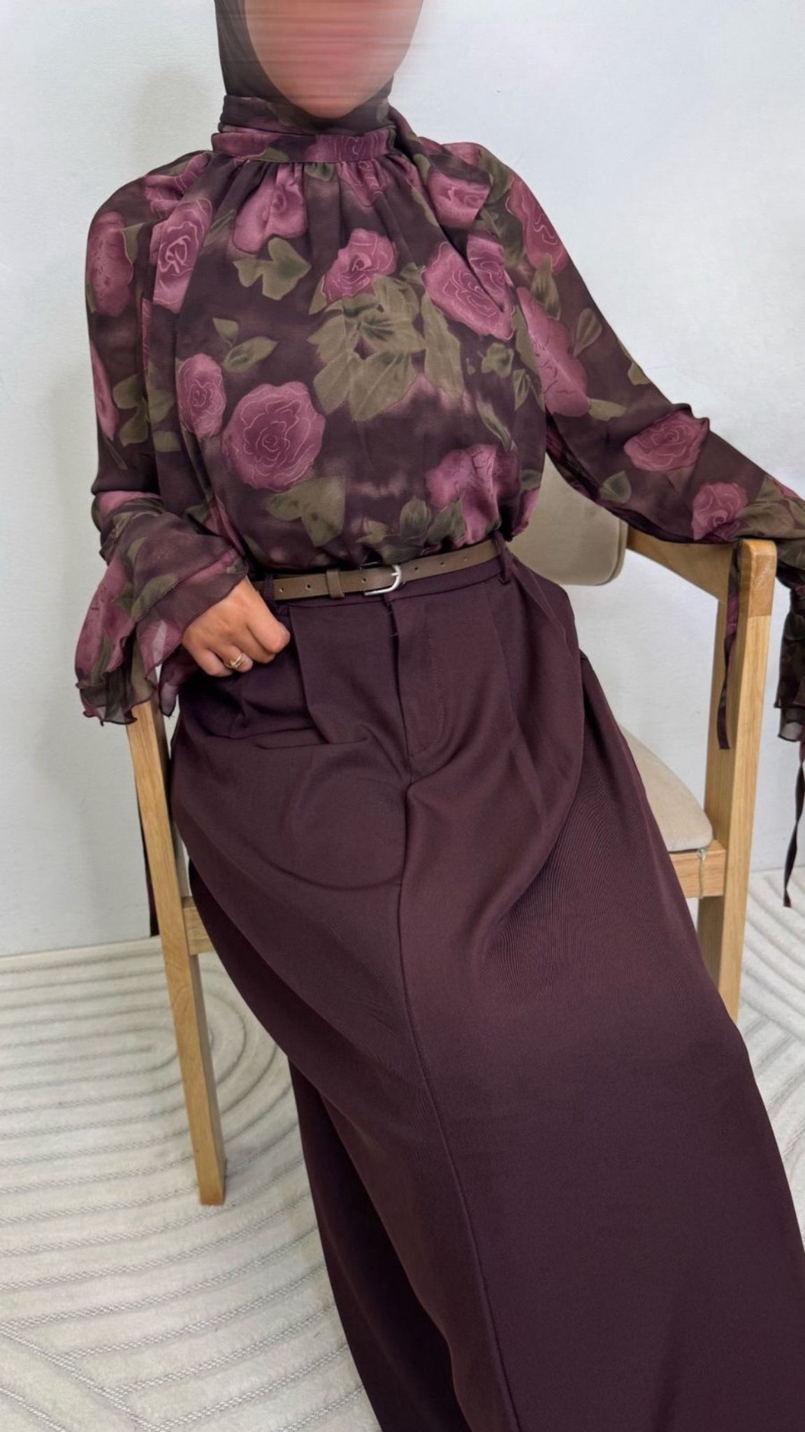 Blouse fleurie fluide