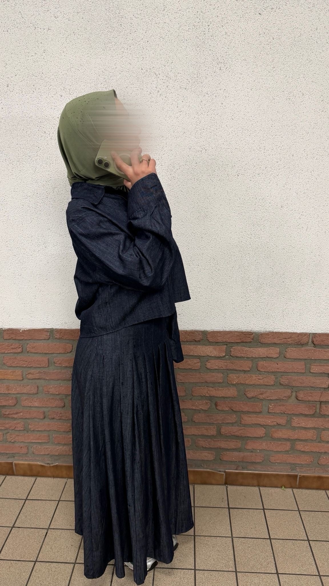 Ensemble jupe en jean