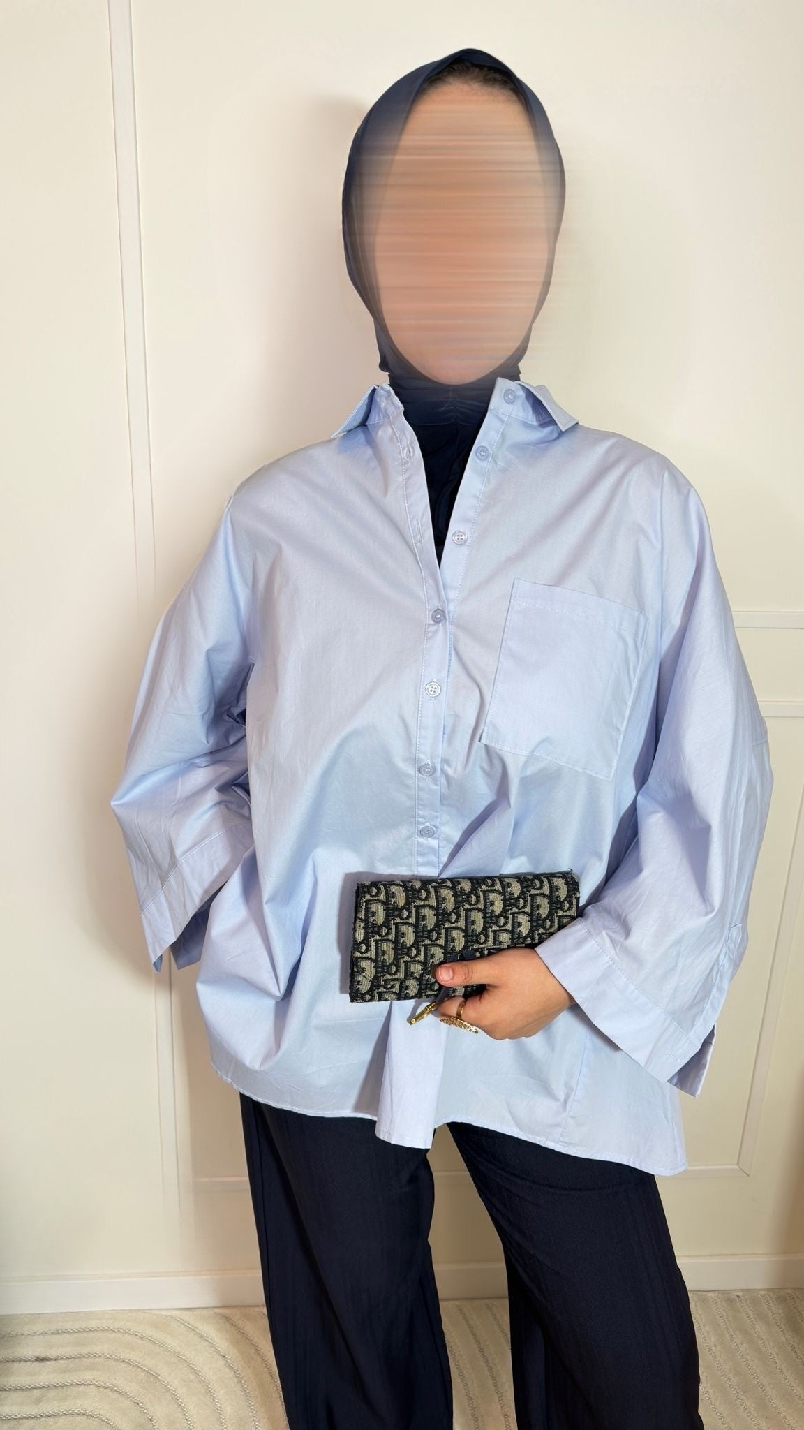 Chemise fluide à manches larges