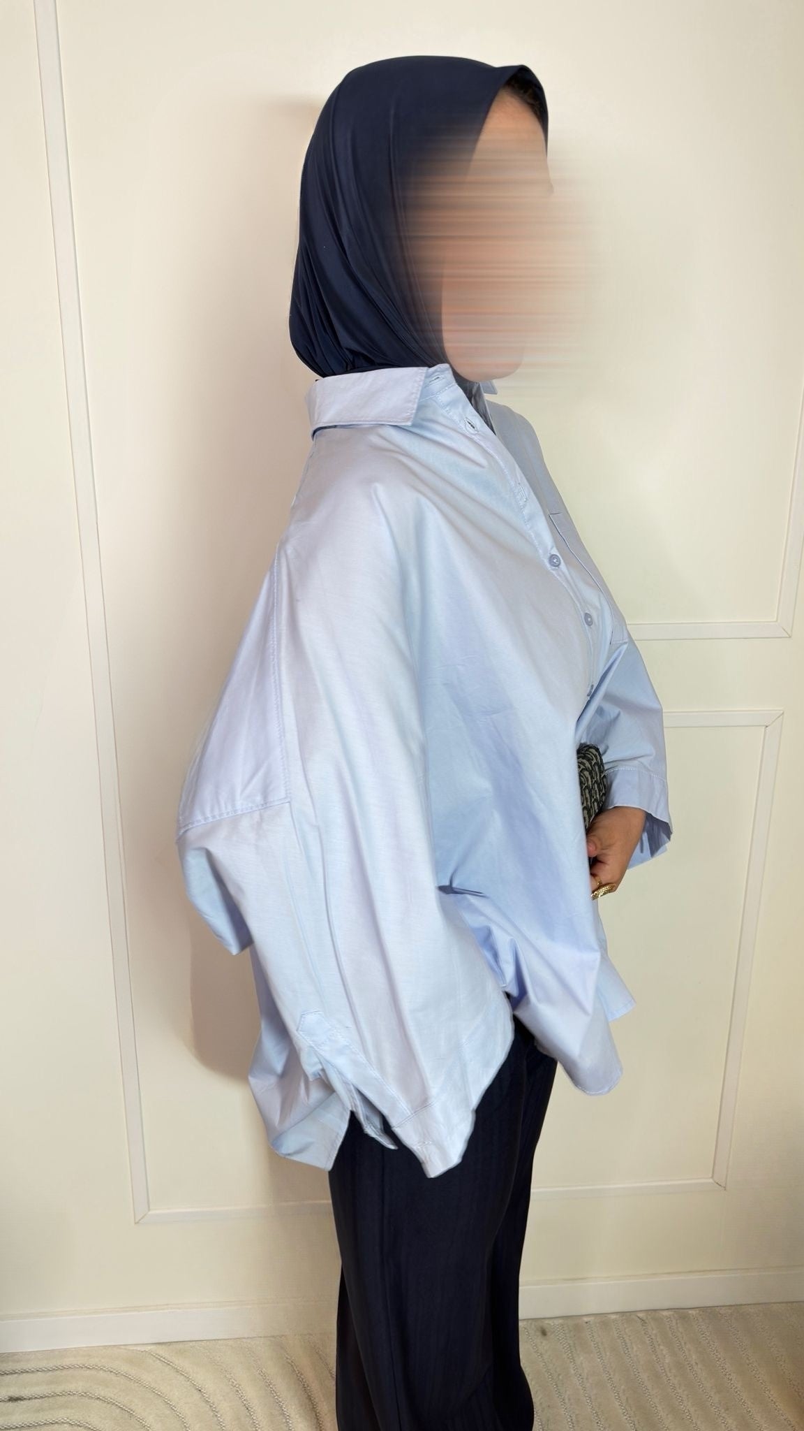 Chemise fluide à manches larges