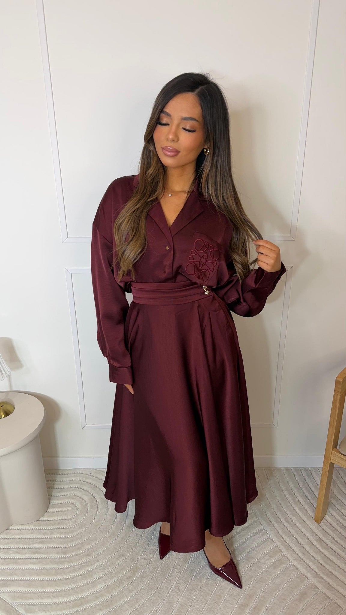 Signature Satin Shirt