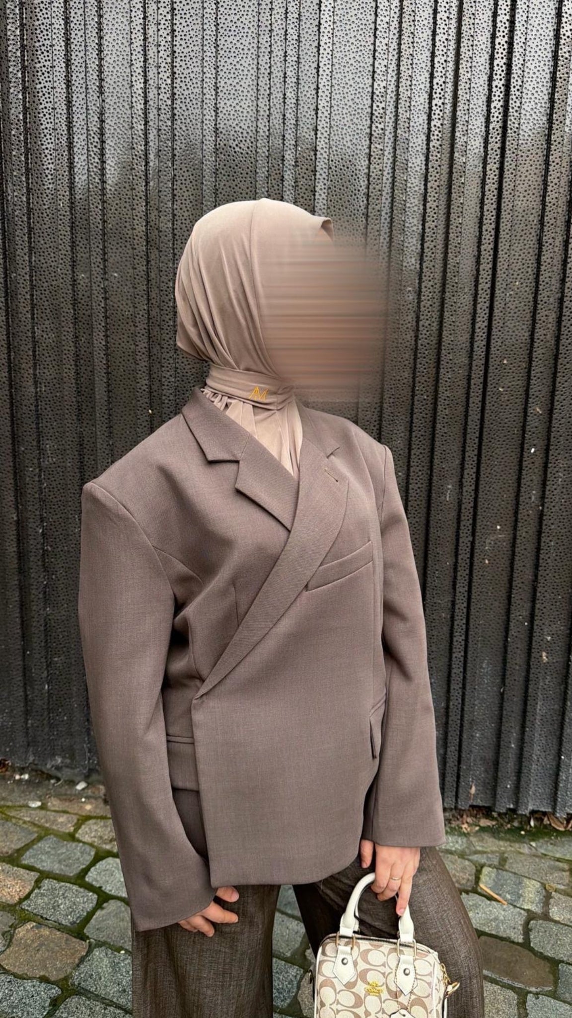 Blazer élégant coupe oversize