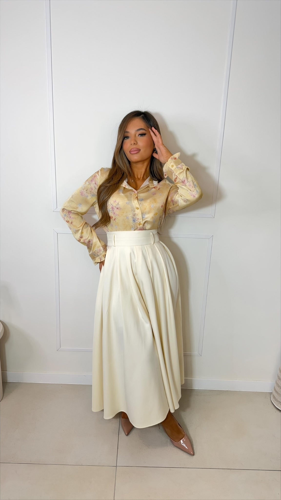 Pleated skirt