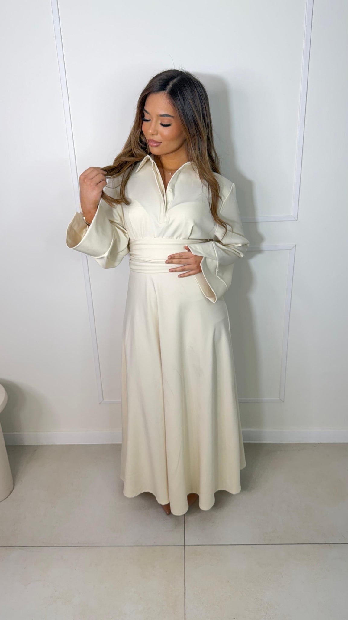 Sculpted Waist Dress