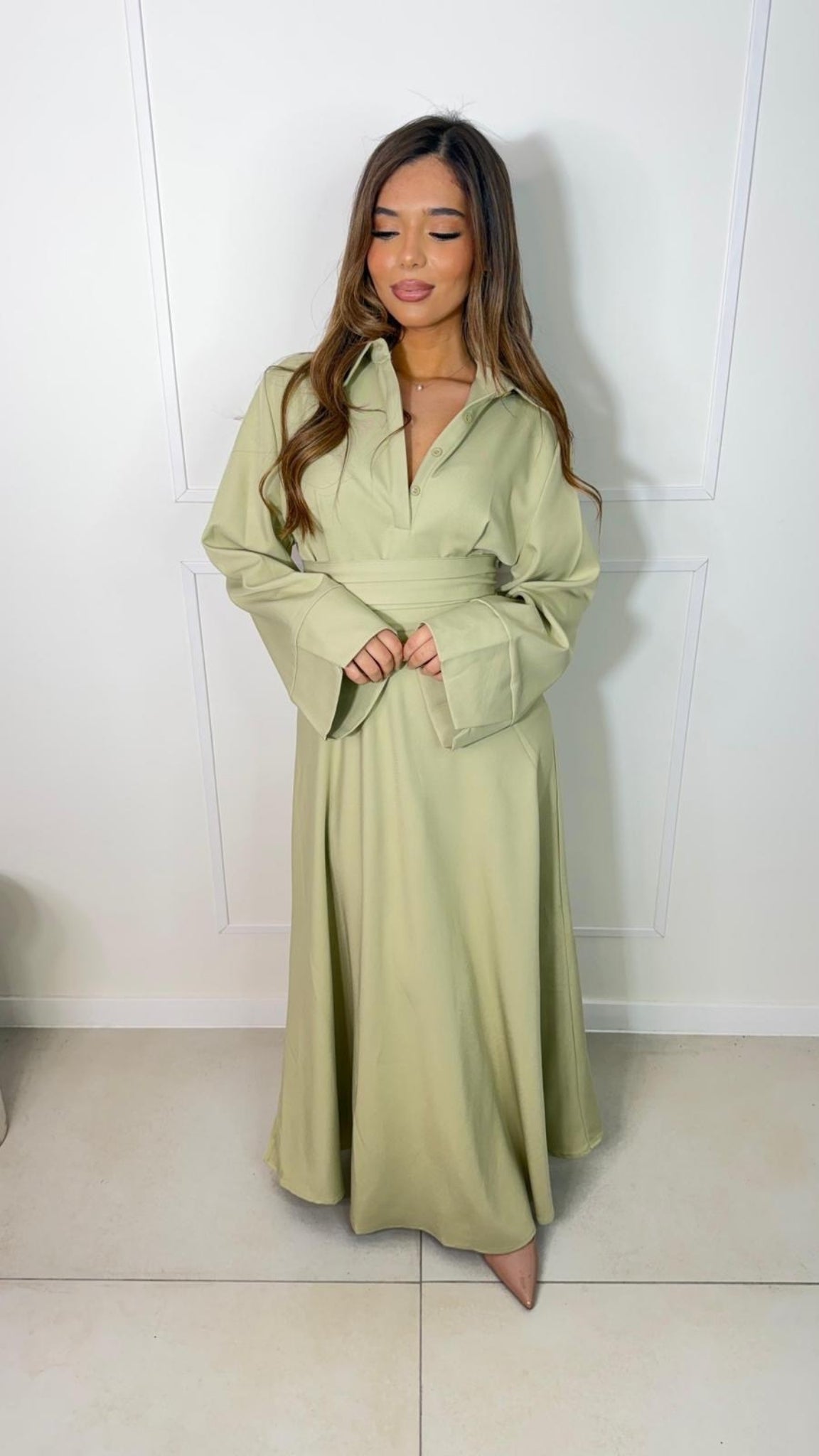 Sculpted Waist Dress