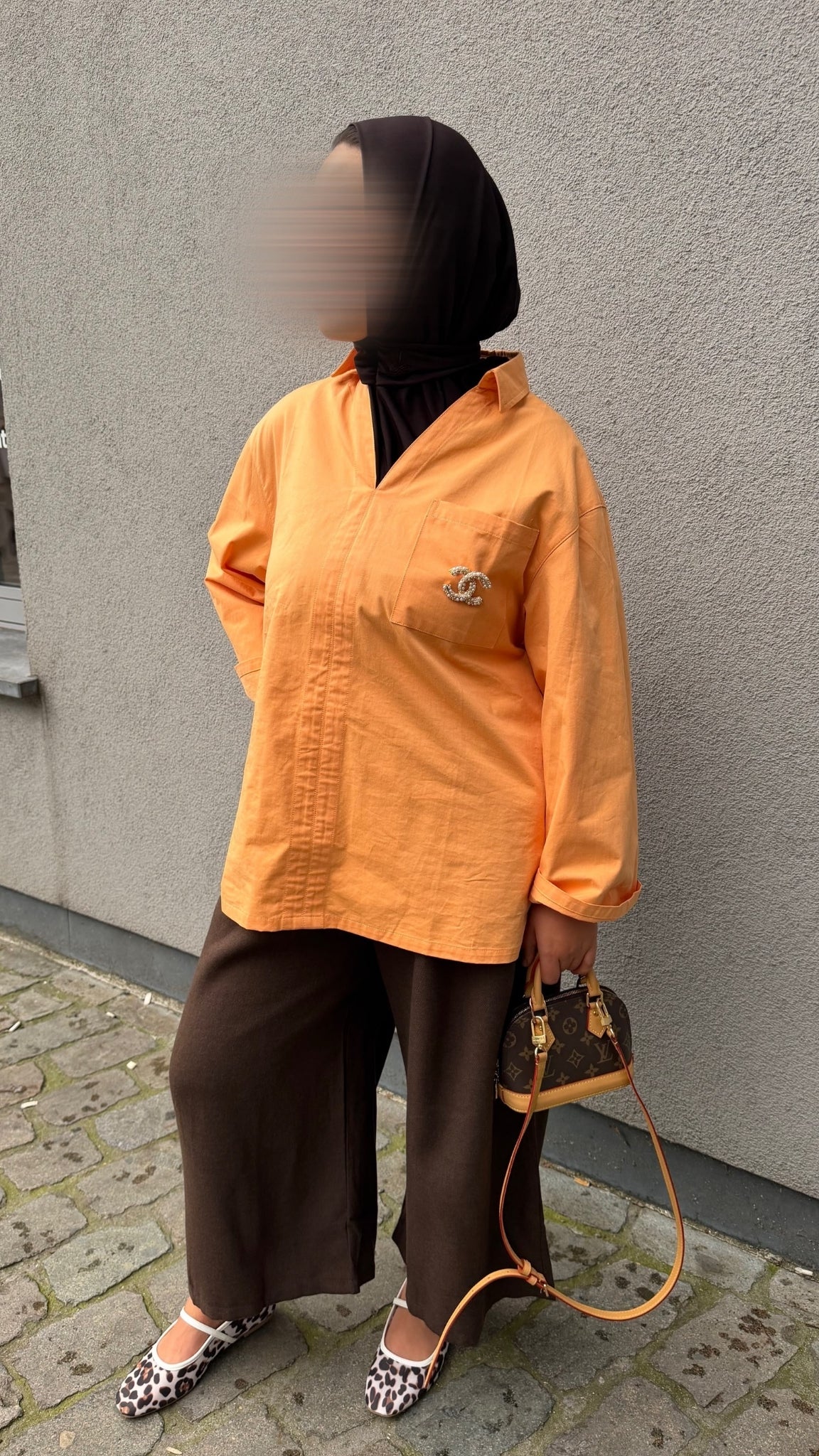 Chemise oversize à poche