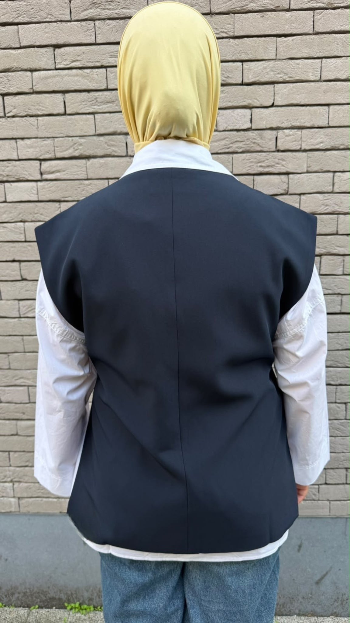 Blazer sans manches structuré