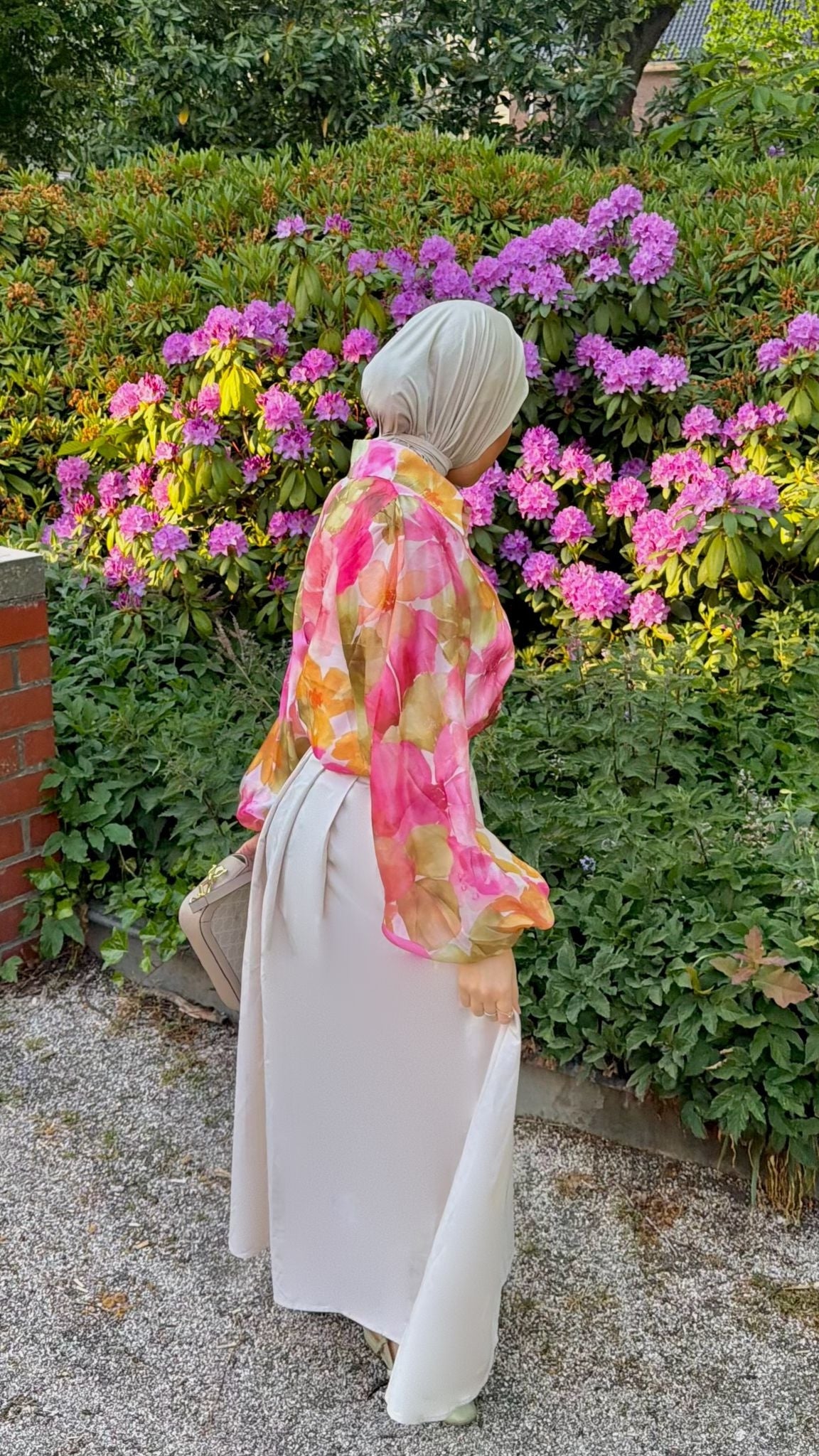 Chemise fluide à imprimé floral