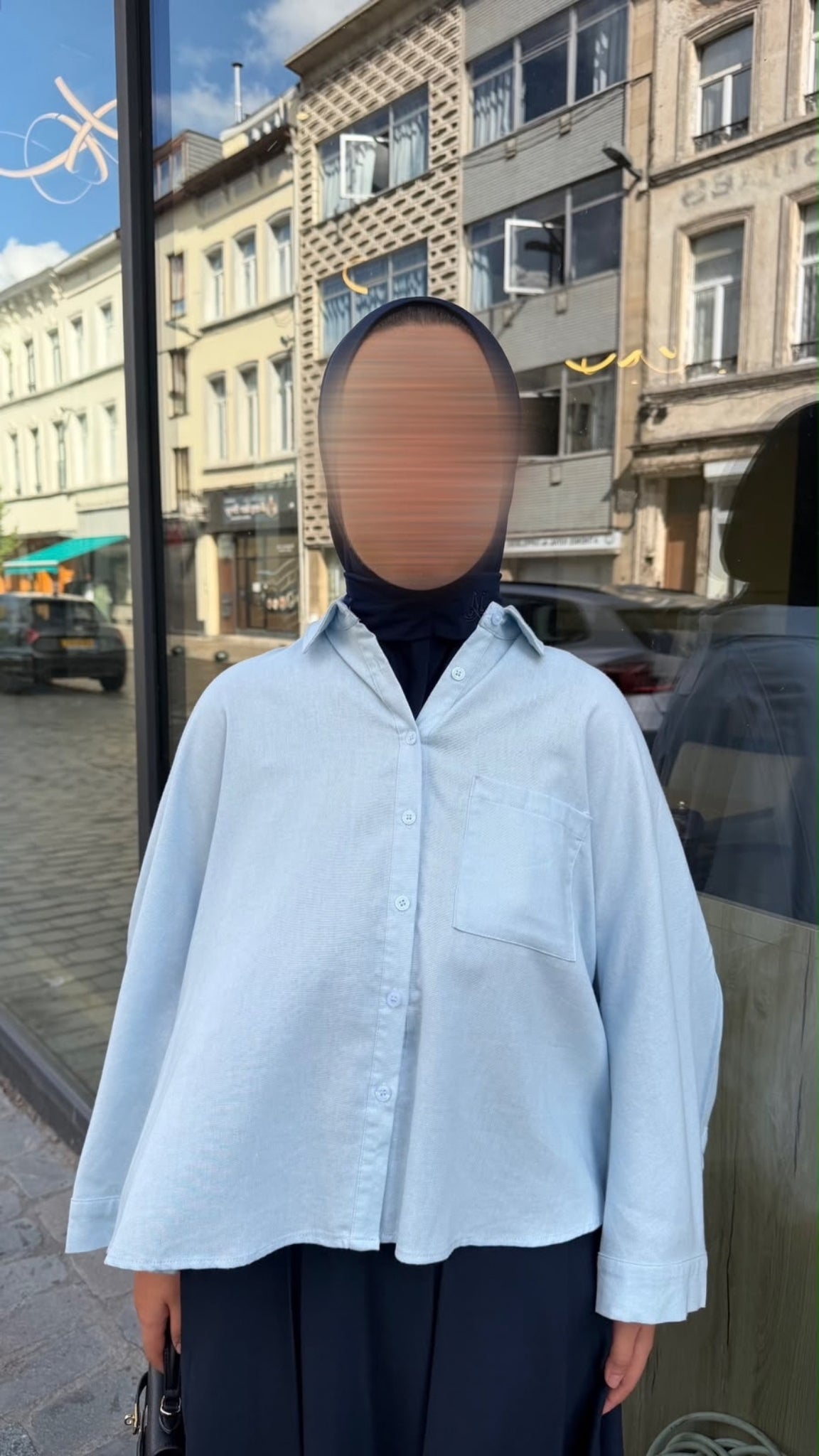 Chemise ample à manches larges