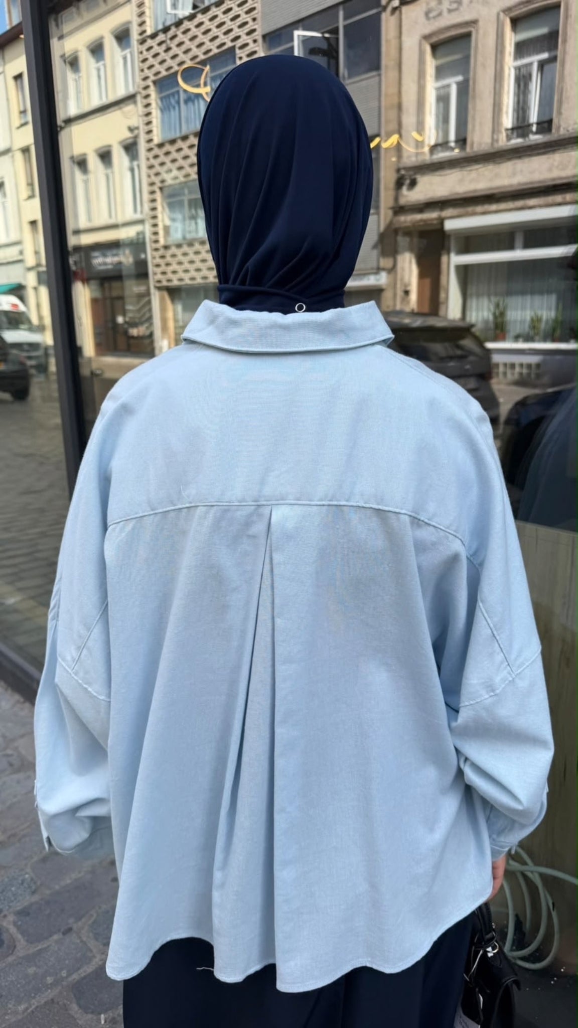 Chemise ample à manches larges