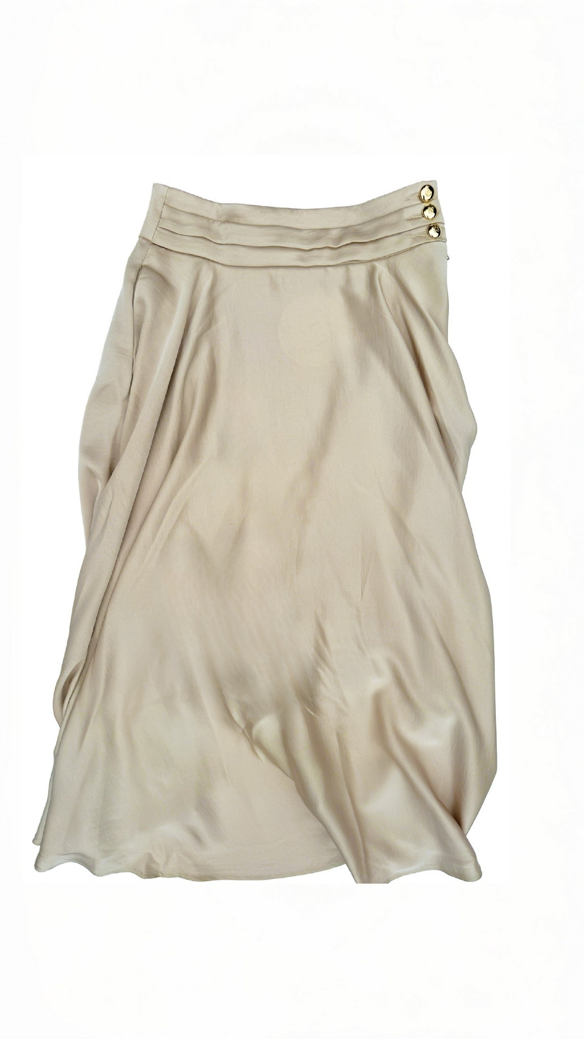 Jupe satinée fluide