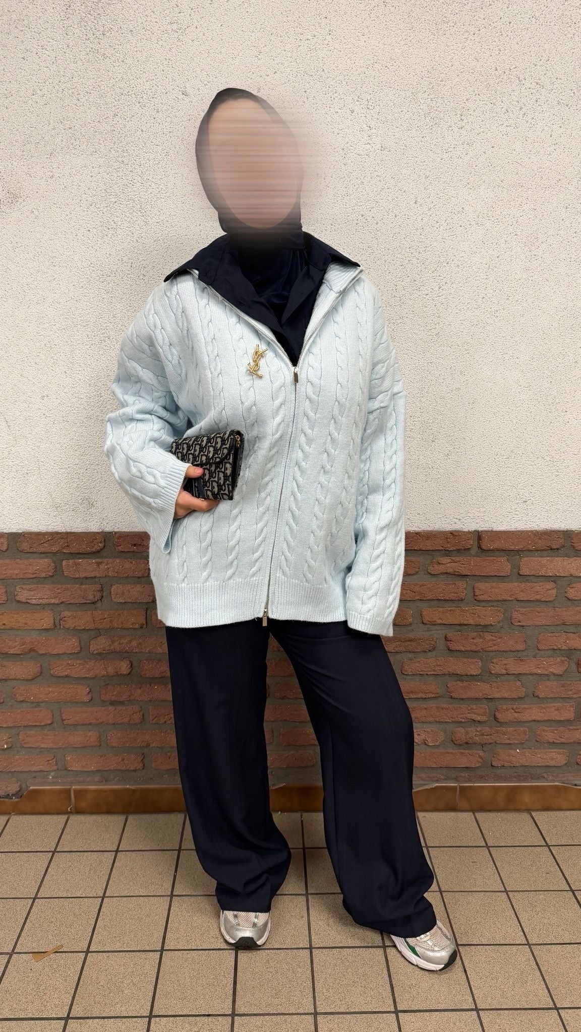 Gilet en Maille Torsadée