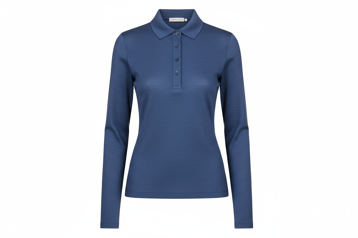 polo longue manche femme